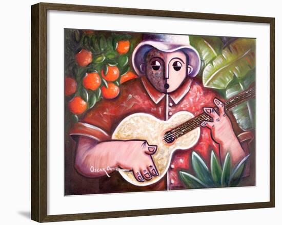 Musician-Oscar Ortiz-Framed Giclee Print