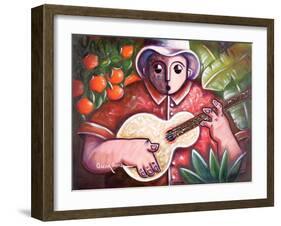 Musician-Oscar Ortiz-Framed Giclee Print