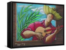 Musician-Oscar Ortiz-Framed Stretched Canvas