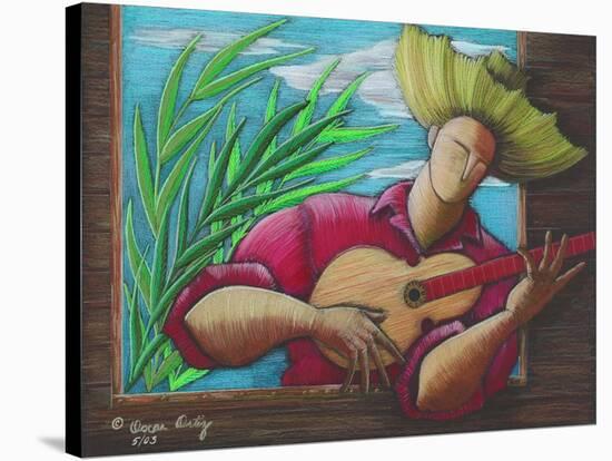 Musician-Oscar Ortiz-Stretched Canvas