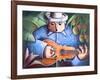 Musician-Oscar Ortiz-Framed Giclee Print