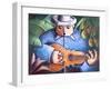 Musician-Oscar Ortiz-Framed Giclee Print