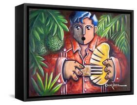 Musician-Oscar Ortiz-Framed Stretched Canvas