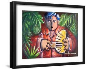 Musician-Oscar Ortiz-Framed Giclee Print