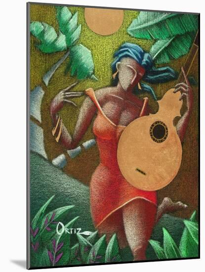 Musician-Oscar Ortiz-Mounted Premium Giclee Print