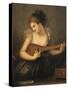 Musician-Antonio Canova-Stretched Canvas