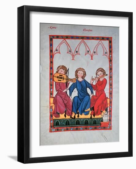 Musicians, 1304-1340-null-Framed Giclee Print