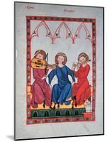 Musicians, 1304-1340-null-Mounted Giclee Print