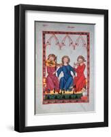 Musicians, 1304-1340-null-Framed Giclee Print