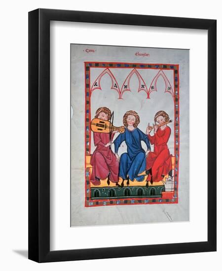 Musicians, 1304-1340-null-Framed Giclee Print