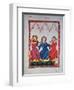 Musicians, 1304-1340-null-Framed Giclee Print