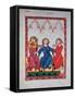 Musicians, 1304-1340-null-Framed Stretched Canvas