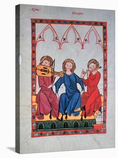 Musicians, 1304-1340-null-Stretched Canvas