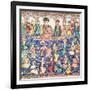 Musicians and Dancers at the Court of Nasser Al-Din Shah Qajar-null-Framed Giclee Print