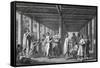 Musicians and Dancers in Tahiti-null-Framed Stretched Canvas