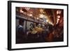 Musicians and Dancers Perform at the Miyoshi Folk Song Sake Parlor, Tokyo, Japan, 1962-Eliot Elisofon-Framed Photographic Print