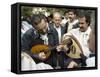 Musicians Attending a Village Wedding, Anogia, Crete, Greek Islands, Greece-Adam Tall-Framed Stretched Canvas