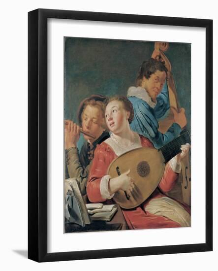 Musicians, C.1623-Pieter Fransz de Grebber-Framed Giclee Print