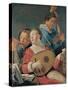 Musicians, C.1623-Pieter Fransz de Grebber-Stretched Canvas