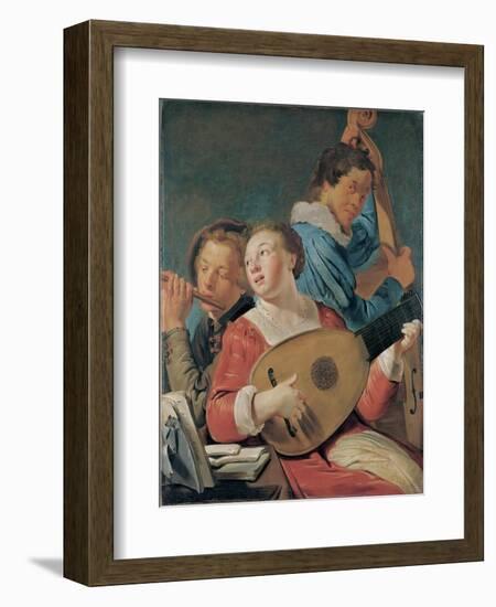 Musicians, C.1623-Pieter Fransz de Grebber-Framed Giclee Print