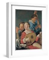 Musicians, C.1623-Pieter Fransz de Grebber-Framed Giclee Print