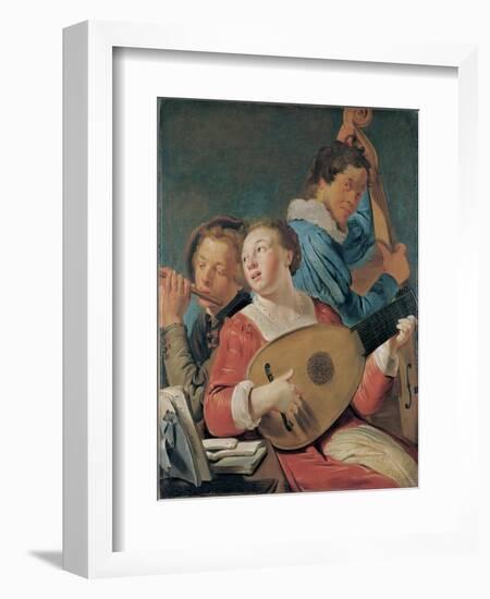 Musicians, C.1623-Pieter Fransz de Grebber-Framed Giclee Print