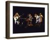 Musicians David Crosby, Neil Young, Graham Nash and Stephen Stills of Group Crosby Performing-David Mcgough-Framed Premium Photographic Print