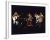 Musicians David Crosby, Neil Young, Graham Nash and Stephen Stills of Group Crosby Performing-David Mcgough-Framed Premium Photographic Print