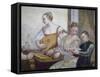 Musicians, Detail from Concert-Giovanni Antonio Fasolo-Framed Stretched Canvas