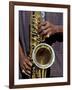 Musicians Hands Playing Saxaphone, New Orleans, Louisiana, USA-Adam Jones-Framed Photographic Print