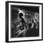 Musicians, Including Pianist Wally Rose, Performing at the Tin Angel, a Waterfront Nightclub-Nat Farbman-Framed Photographic Print