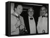 Musicians John Dankworth and Don Lusher with Dennis Matthews of Crescendo Magazine, London, 1985-Denis Williams-Framed Stretched Canvas