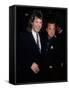 Musicians Ozzy Osbourne and Billy Joel-null-Framed Stretched Canvas