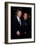 Musicians Ozzy Osbourne and Billy Joel-null-Framed Photographic Print
