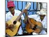 Musicians Playing Guitars, Havana Viejo, Havana, Cuba, West Indies, Central America-Lee Frost-Mounted Photographic Print