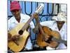 Musicians Playing Guitars, Havana Viejo, Havana, Cuba, West Indies, Central America-Lee Frost-Mounted Photographic Print