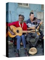 Musicians Playing Salsa, Santiago De Cuba, Cuba, West Indies, Central America-R H Productions-Stretched Canvas