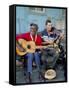 Musicians Playing Salsa, Santiago De Cuba, Cuba, West Indies, Central America-R H Productions-Framed Stretched Canvas