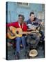 Musicians Playing Salsa, Santiago De Cuba, Cuba, West Indies, Central America-R H Productions-Stretched Canvas