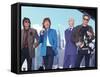 Musicians Ronnie Wood, Mick Jagger, Charlie Watts and Keith Richards of the Rolling Stones-Dave Allocca-Framed Stretched Canvas