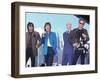 Musicians Ronnie Wood, Mick Jagger, Charlie Watts and Keith Richards of the Rolling Stones-Dave Allocca-Framed Premium Photographic Print