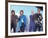 Musicians Ronnie Wood, Mick Jagger, Charlie Watts and Keith Richards of the Rolling Stones-Dave Allocca-Framed Premium Photographic Print