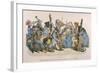 Musicians Satirised by Being Represented as Animals-JJ Grandville-Framed Art Print