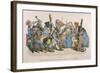 Musicians Satirised by Being Represented as Animals-JJ Grandville-Framed Art Print