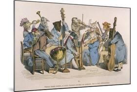 Musicians Satirised by Being Represented as Animals-JJ Grandville-Mounted Art Print