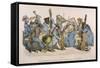 Musicians Satirised by Being Represented as Animals-JJ Grandville-Framed Stretched Canvas