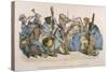 Musicians Satirised by Being Represented as Animals-JJ Grandville-Stretched Canvas