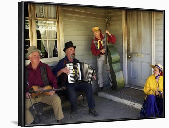 Musicians, Sovereign Hill, Ballarat, Victoria, Australia-David Wall-Framed Photographic Print