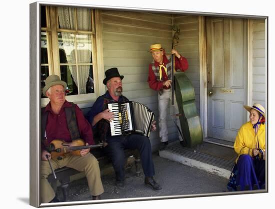 Musicians, Sovereign Hill, Ballarat, Victoria, Australia-David Wall-Framed Photographic Print