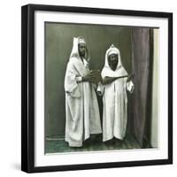 Musicians, Tangier (Morocco), Circa 1885-Leon, Levy et Fils-Framed Photographic Print